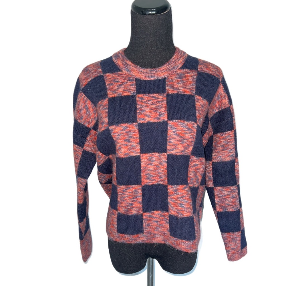 Madewell Multicolor Checkered Sweater - Picture 4 of 9